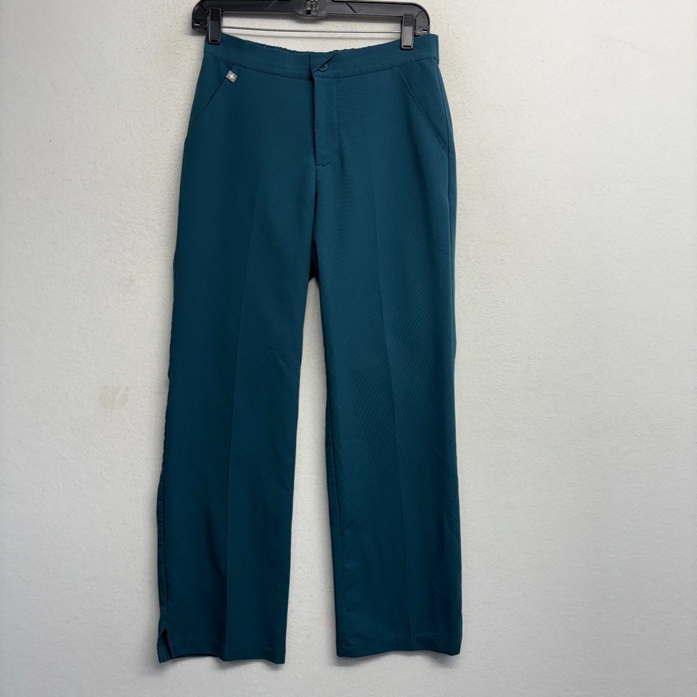 Figs Wide Leg Pants Slacks Scrub S Green Keroka